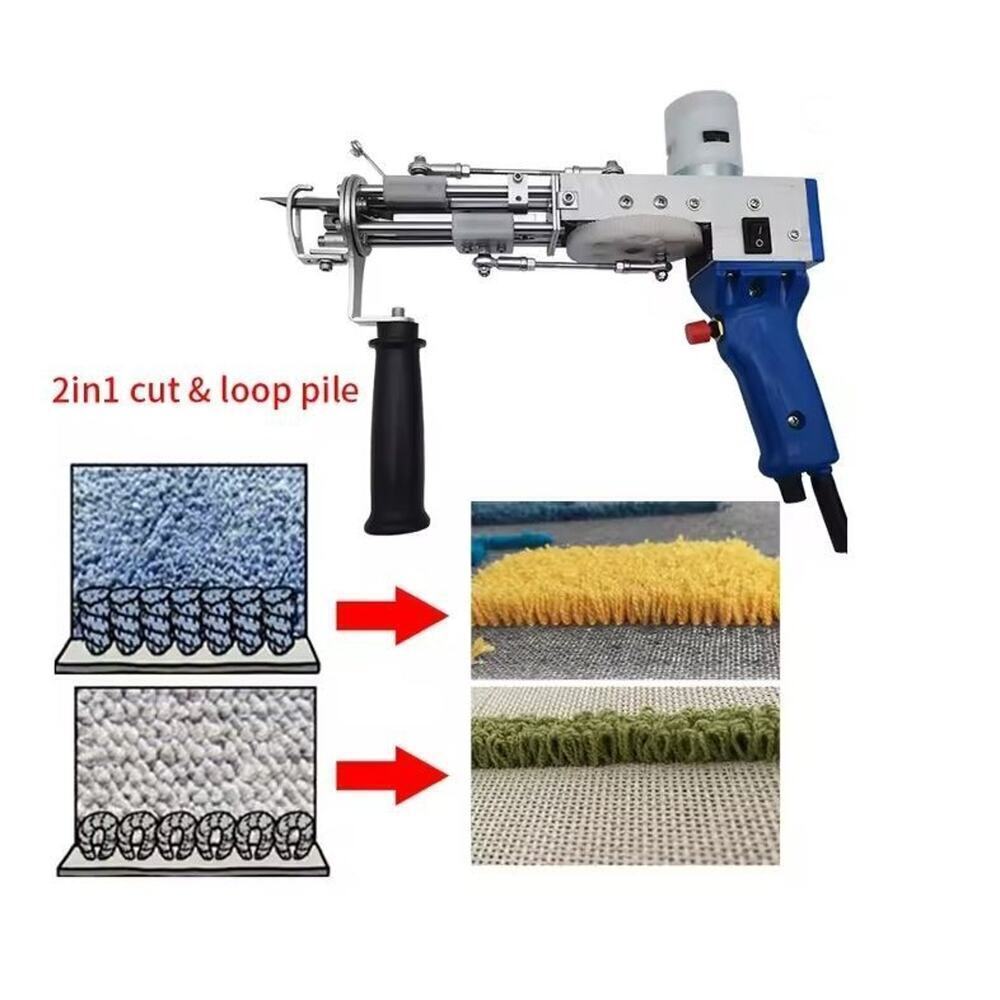YS-225 Electric Carpet Rug Tufting Gun High-Speed Weaving Tested Works As Shown - Picture 9 of 9